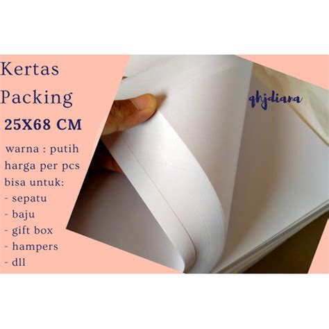 Jual Kertas Packing Baju Kertas Bungkus Sepatu Kertas Doorslag K