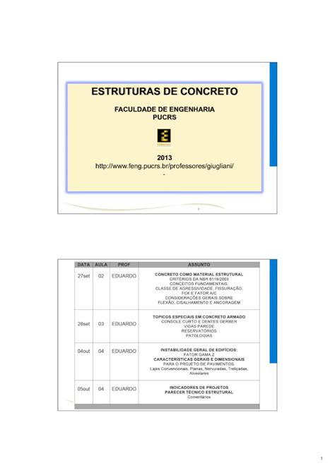 Pdf Estruturas De Concreto Escola Polit Cnica Aula Estudo