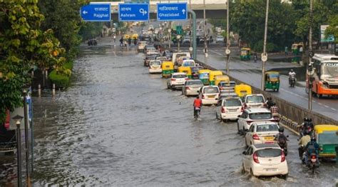 Heavy Rain In Northwest India Delhi Braces For Possible Flooding