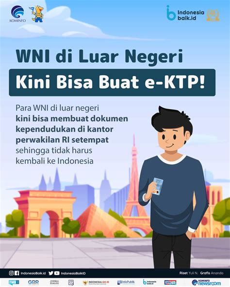 Wni Di Luar Negeri Kini Bisa Buat E Ktp Indonesia Baik