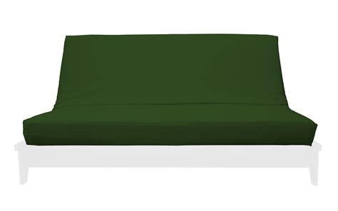 Premium Solid Hunter Green Futon Cover by Prestige