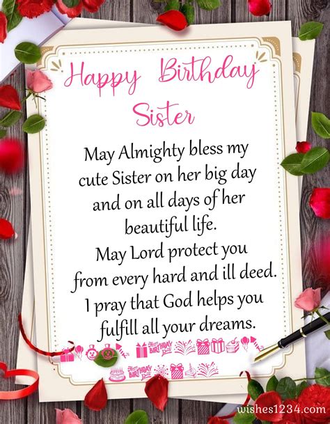 Birthday Wishes For Sister Birthday Wishes For Elder Sister