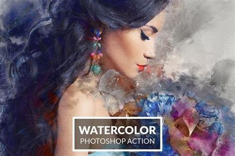 Top Watercolor Photoshop Actions Templatefor