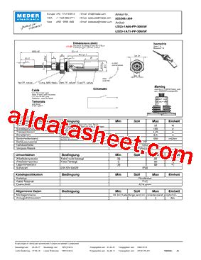 Ls A Pp W De Datasheet Pdf Meder Electronic