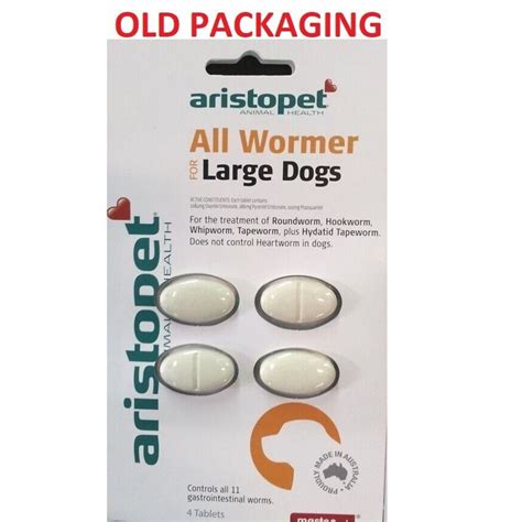 Aristopet Large Dog Worming Tablets: 4-Pack All Wormer – Memory Tech