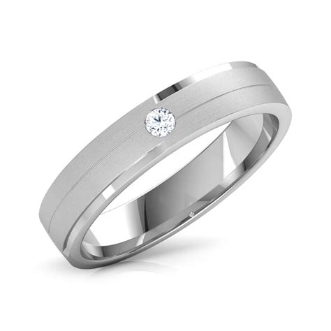 Bill Platinum Band For Him Timeless Platinum Ring Caratlane