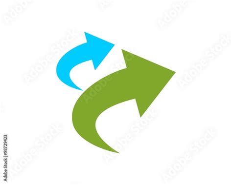 Two Arrows Logo Stock Image And Royalty Free Vector Files On Fotolia