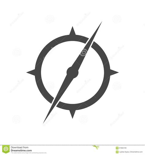 Compass Icon Vector Stock Vector Illustration Of Icon 91662729