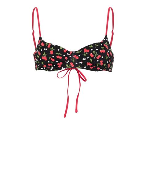 Cola Cherry Print Bikini Top Frankies Bikinis Eraldo Kr