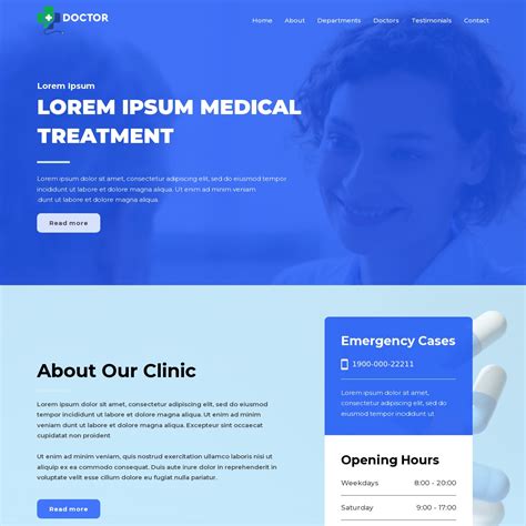 Clinic Website Template February 2024