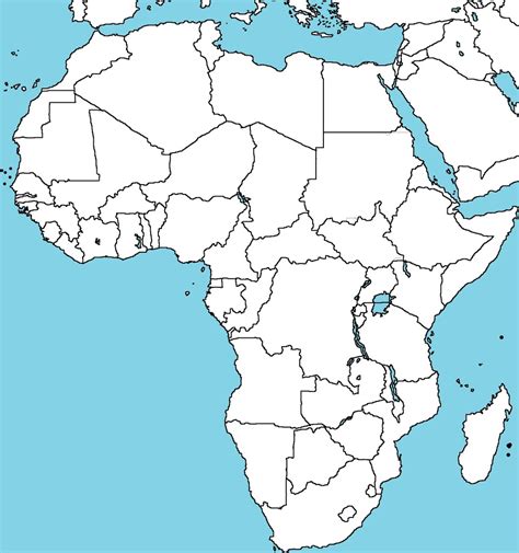 Africa Map Quiz pt.2 Diagram | Quizlet