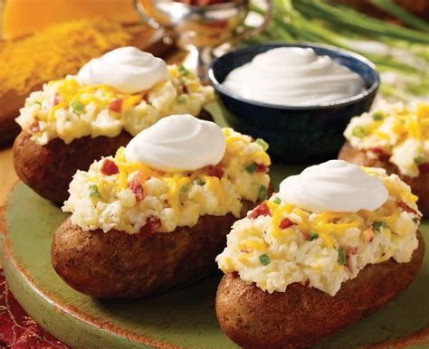 Twice Baked Potatoes Recipe with Sour Cream - Daisy Brand