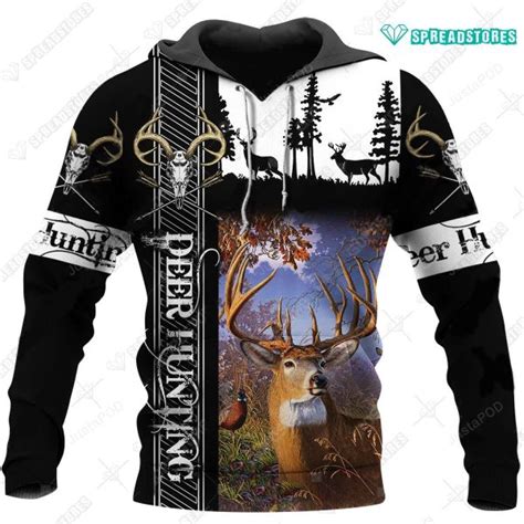 Deer Hunting 1912 3d Hoodie Teeruto