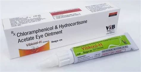 Chloramphenicol 01 And Hydrocortisone Acetate 05 Eye Ointment