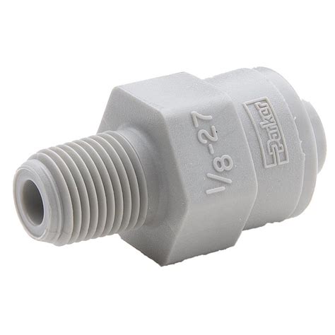 Parker A5MC4 MG Pk20 Push To Connect All Plastic FDA Compliant Fitting