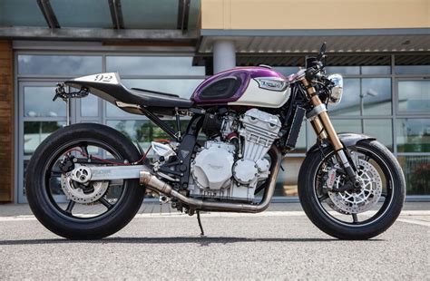 Purple People Beater Joe Pitmans 92 Triumph Trophy Racer