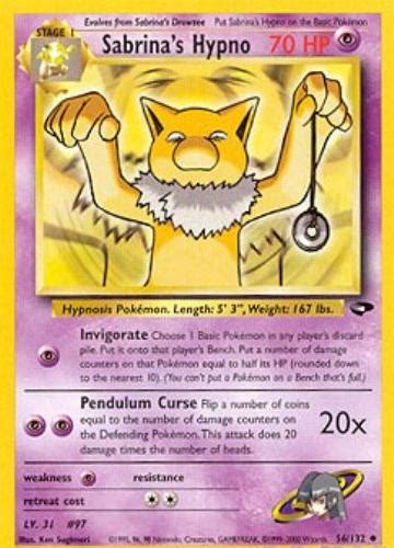 Serebii Net Pok Mon Card Database Gym Challenge Sabrina S Hypno