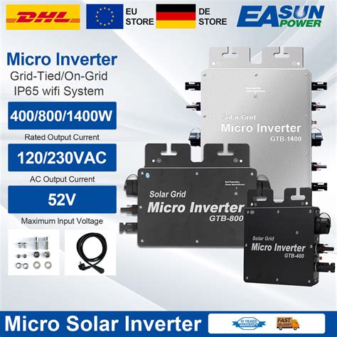 EASUN 400 1400W Micro Wechselrichter für India Ubuy