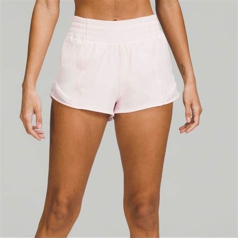 Lululemon Athletica Shorts Lululemon Strawberry Milkshake Hotty Hot High Rise Short
