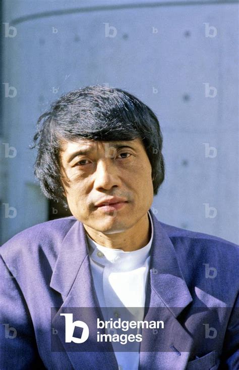 Portrait Of Tadao Ando Japanese Architect At Unesco Paris By