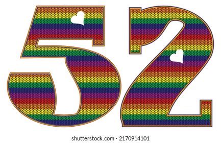 Knitted Numerals Images Stock Photos Vectors Shutterstock