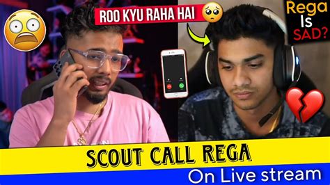 Scout Call Rega On Stream For This Golden Words Rega Is Sad Scout