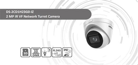 DS 2CD1H23G0 IZ PoE Telecamera IP Turret Hikvision 2MP 2 8 12 Mm IR