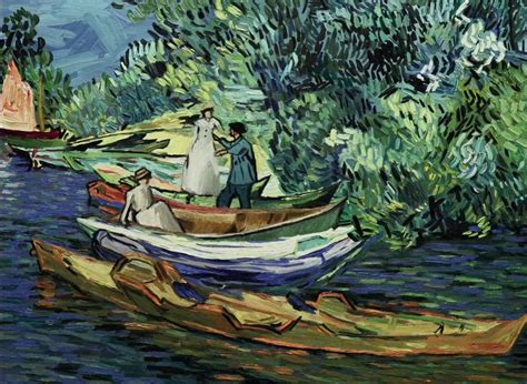 Bank Of The Oise At Auvers 1890 Vincent Van Gogh Van Gogh Pinturas