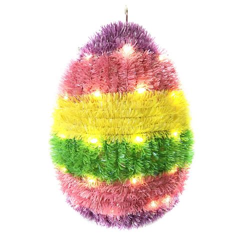 Brite Star Lighted Easter Egg Tinsel Frame Wayfair