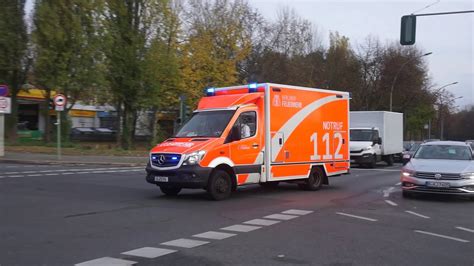 Presslufthorn RTW Berufsfeuerwehr Berlin Feuerwache Suarez 3300 Auf