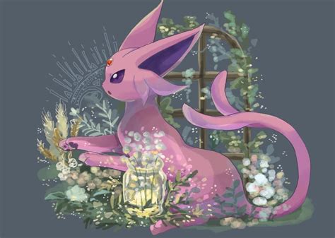 Espeon Pokemon Drawn By Volpecorvo Danbooru