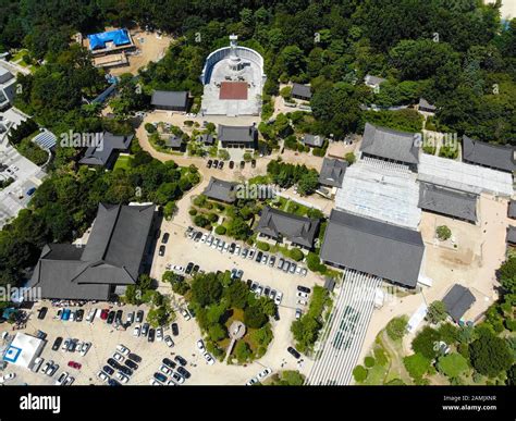 Aerial View Bongeunsa Temple In The Gangnam District Of Seoul Korea