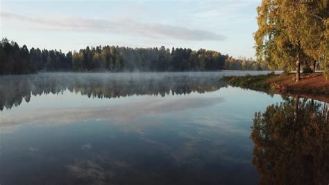 Golden Sunrise Over Lake Of The Pines Image Free Stock Photo Public