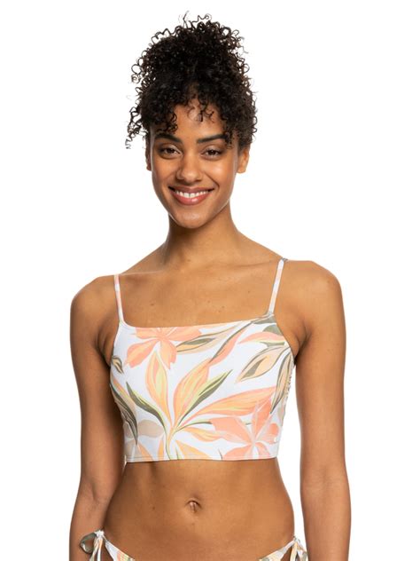 Printed Beach Classics Top De Bikini Deportivo Para Mujer Roxy