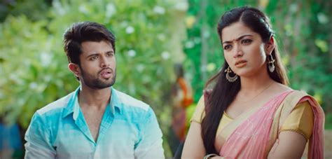 Geetha Govindam Rashmika Mandanna Controls A Flirtatious Vijay Deverakonda