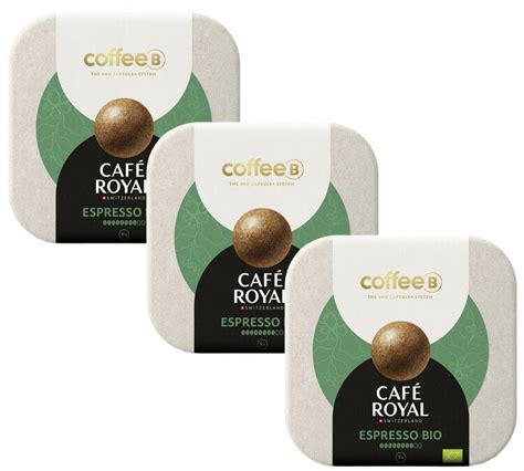 3x9 Boules de café CAFÉ ROYAL Espresso Bio Compatibles CoffeeB