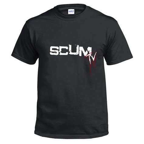 Scum Logo T Shirts Women Men Casual O Neck T Shirt Short Sleeve Cotton