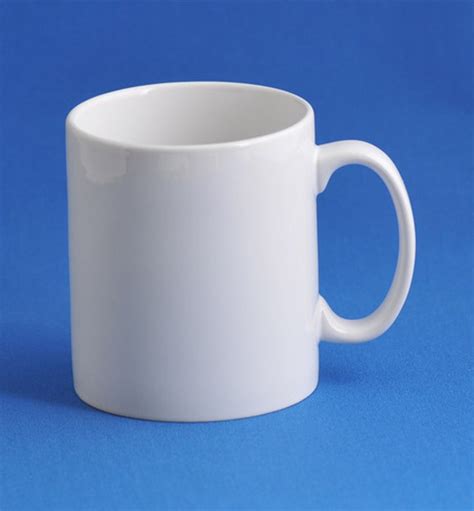 Plain 11 Oz White Ceramic Mugs For Ting Capacity 36 In Cartoon At