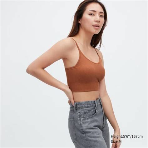 Styling Ideas Using SEAMLESS HALF BRA CAMISOLE UNIQLO HONG KONG MACAU