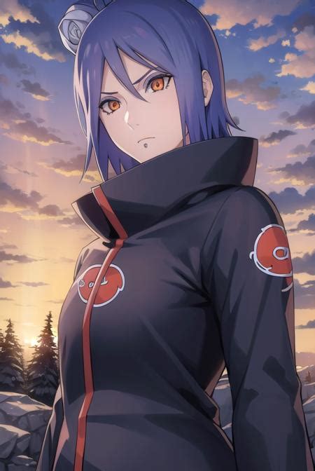 Ai Art Lora Model Konan Naruto Commission Pixai