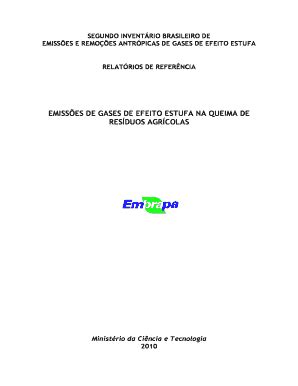 Preenchível Disponível livroaberto ibict Emiss es de gases de efeito