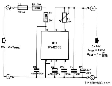 Single Chip Dc Supply For To Vac Operation Power Supply