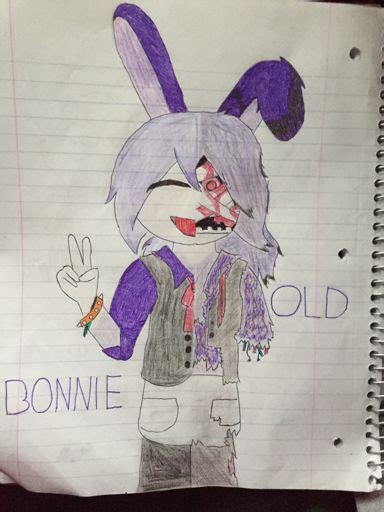 Dibujo De Old Bonnie Fnaf Amino Espa Ol Amino