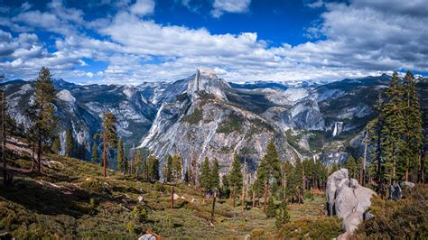 Fonds Decran 1366x768 Usa Parc Montagnes Photographie De Paysage Ciel