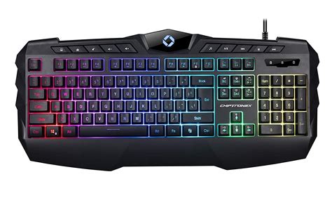 Black Chiptronex Kranos RGB Backlit Gaming Keyboard ID 23195031612