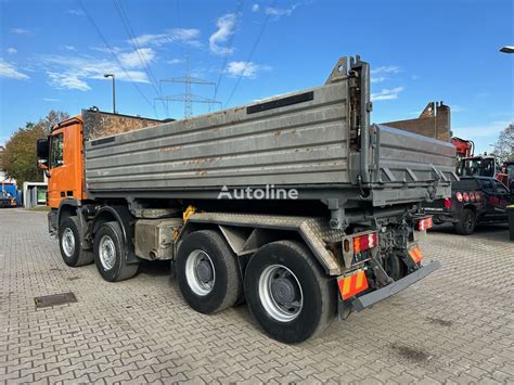 Mercedes Benz Actros 4146 8x4 2 Seiten Kipper Mit Bordmatic For Sale