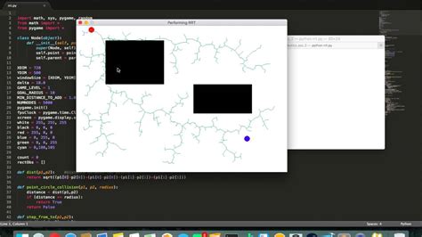 Rapidly Exploring Random Trees Rrt Code Description Python