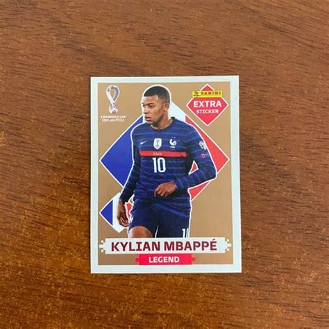 Busca Figurita Legend Dorada Kylian Mbappe Mundial Qatar A La