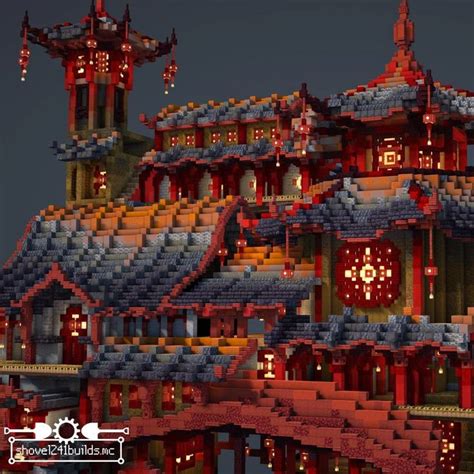 I Built A Pagoda Palace Out Of The New Blocks Minecraftbuilds