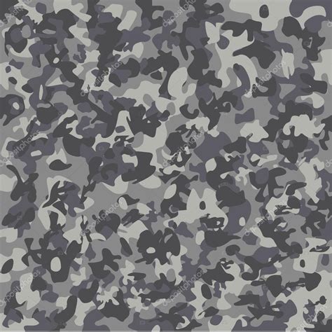 Gray Camouflage Pattern Stock Vector Image By Delpieroo 63375425